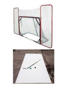 Merco Target hokejová branka + Winnwell Roll-Up (3000x1200x3mm) deska