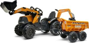 Falk Šlapací traktor 997W Case CE 580 Super N oranžový